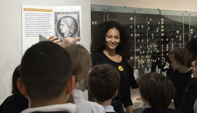 Visite guidée dans le panorama des timbres