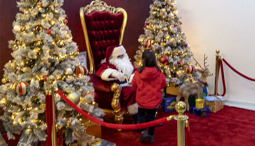 Photo du Père Noël au Musée de La Poste