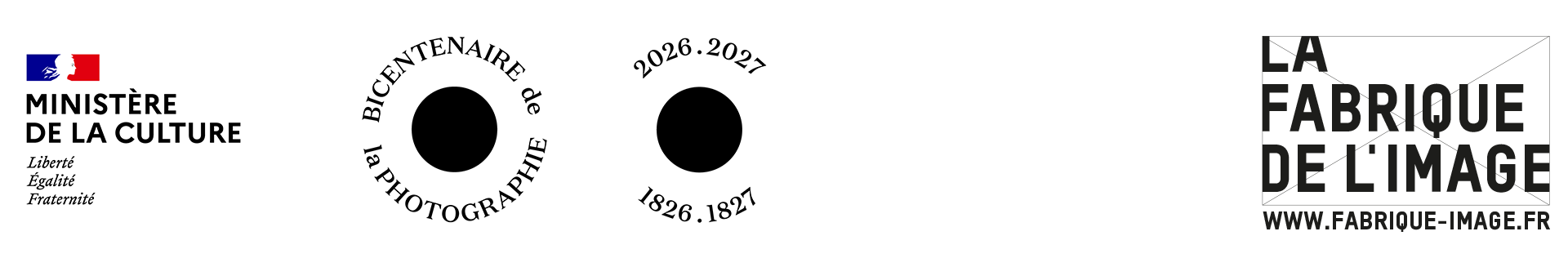 Logos du ministère de la Culture et de La fabrique de l'image