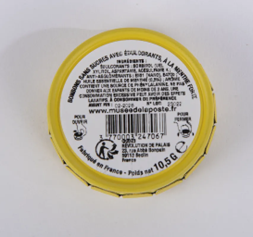 Vue 3 – Boîte de bonbons à la menthe