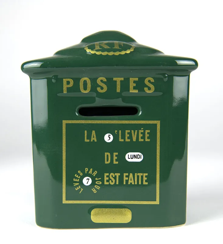 Vue 1 – Tirelire boîte aux lettres Delachanal