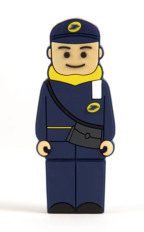 Vue 1 – cle usb facteur