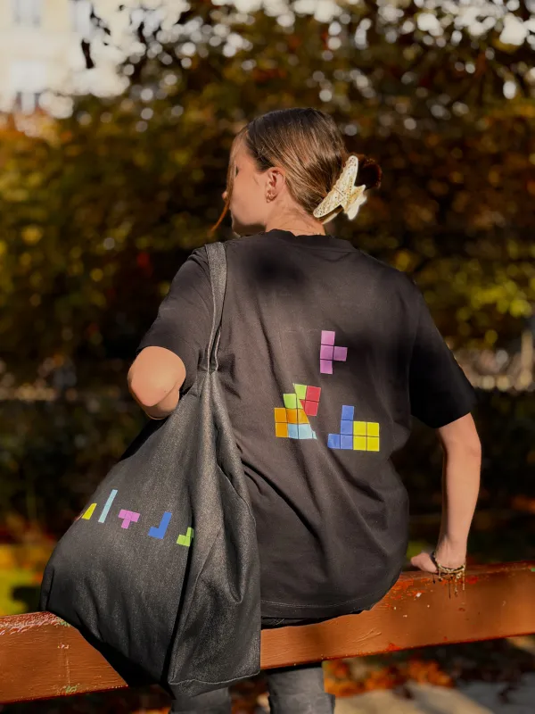 Vue 8 – T-shirt La Poste Tetris 