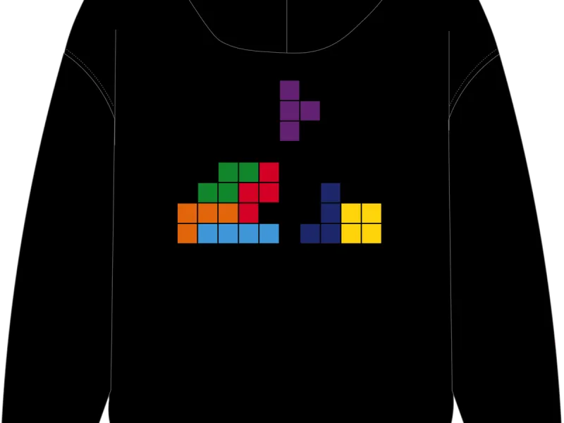 Vue 1 – Sweat La Poste Tetris